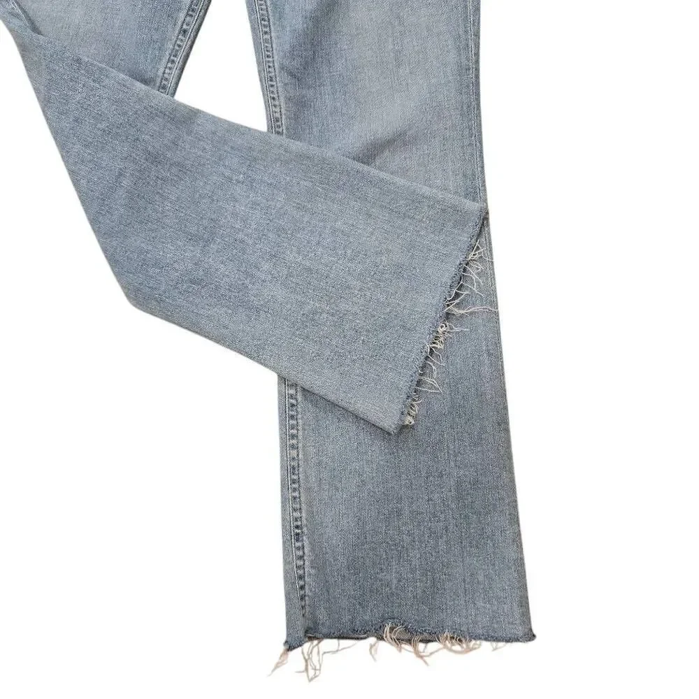 Citizens of Humanity Isola Cropped Bootcut Jeans Women's 27 Blue Denim Stretch‎ - Picture 3 of 8